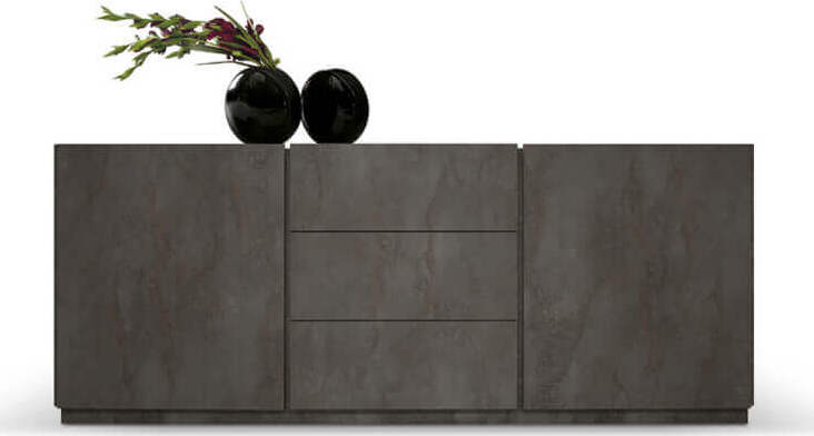 CALYPSO---madia-moderna-con-ante-ammortizzate-cm-200-x-50-x-79-h-Antracite-Milani-Home