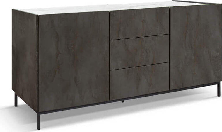 CALYPSO---madia-moderna-con-ante-ammortizzate-cm-200-x-50-x-90-h-Antracite-Milani-Home
