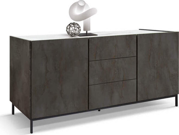 CALYPSO---madia-moderna-con-ante-ammortizzate-cm-200-x-50-x-90-h-Antracite-Milani-Home