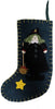 Calza Befana da Riempire Prodotto Artigianale Italiano Calze di Natale Decorate Idea Regalo Bambini e Adulti Calza Befana Verde cm30x18 calza di natale Tesori Di Sicilia - Nicosia, Commerciovirtuoso.it