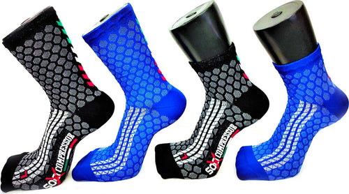 Calza calzino Compressione bici spinning Mountain Bikes MBT Corsa cross jogging SooXcompressor Moda/Uomo/Abbigliamento/Abbigliamento sportivo/Calze sportive TopGas - Roverbella, Commerciovirtuoso.it