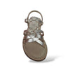Sandali Bambina GIOSEPPO BEARSDEN 78905 – Oro Dorato in Pelle | Fibia per Cerimonia e Ogni Occasione Speciale
