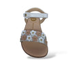Sandali Bambina GIOSEPPO LOITOK 78808 – Bianco Cipria in Pelle | Velcro per Cerimonia e Ogni Occasione Romantica