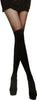 Calze-Collant-Donna-Nere-Effetto-Doppio-Parigine-Lingerie-Sopra-Ginocchio