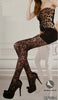 Calze-Collant-Fashion-Calza-Moda-Fantasia-Fiore-Effetto-Pizzo-Donna-Ragazza