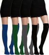 Calze-Parigine-Da-Donna-Lunghe-12-Paia-Vari-Colori-Calza-Parigina-Fs6129