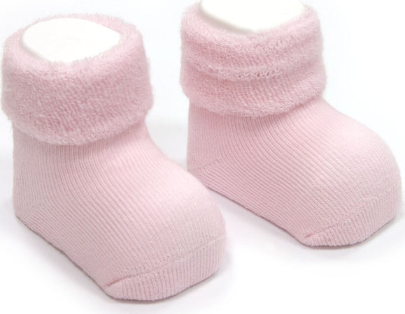 Calzine Liso Rosa Taglia 000 ( 17 - 18) Moda/Prima infanzia/Abbigliamento/Bambina 0-24/Calze e calzamaglie/Calzini La Casa Del Bebè - Napoli, Commerciovirtuoso.it