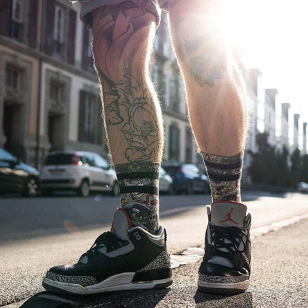 Calzini American Socks Backstage Fantasia Moda/Donna/Abbigliamento/Calze e collant/Calzini Snotshop - Roma, Commerciovirtuoso.it