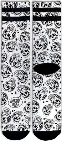 Calzini American Socks Skater Skull Moda/Uomo/Abbigliamento/Calzini e calze/Calzini/Calzini Snotshop - Roma, Commerciovirtuoso.it
