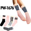 Calzini-Donna-Mezza-Gamba-12-Paia-In-Cotone-Misura-Da-35-A-40-Pw-1676