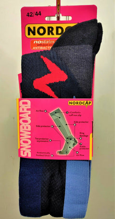 Calzini Sci Snowboard Calza Lunga X Tech Neve Soletta In Argento Nordcap Calza Lunga Sport Calzino Professionale Sportivo Moda/Uomo/Abbigliamento/Calzini e calze/Calzini/Calzini sportivi TopGas - Roverbella, Commerciovirtuoso.it