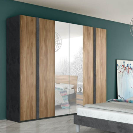 Camera da letto Borghese noce dark