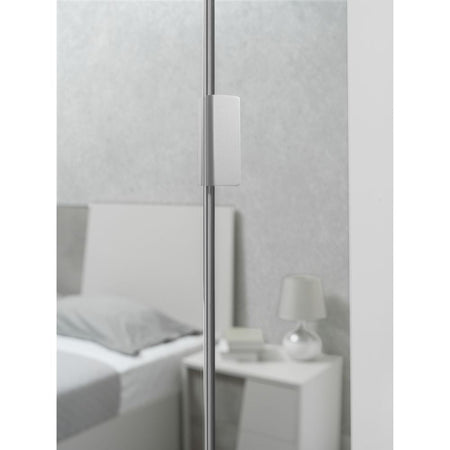 Camera da letto Fadri colore grigio ghiaccio e ossido grigio scuro