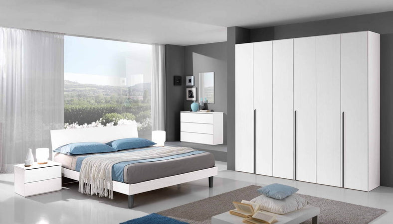 Camera da letto Manitoba bianca