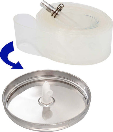 Camera d'aria per botti con sistema di chiusura galleggiante pneumatico in materiale atossico Casa e cucina/Produzione di birra e vino artigianali/Produzione di vino/Botti La Zappa - Altamura, Commerciovirtuoso.it