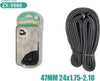 Camera-D'aria-Per-Pneumatici-Ruote-Bici-Bicicletta-47-Mm-24×1.75-2.10-Zx-9888