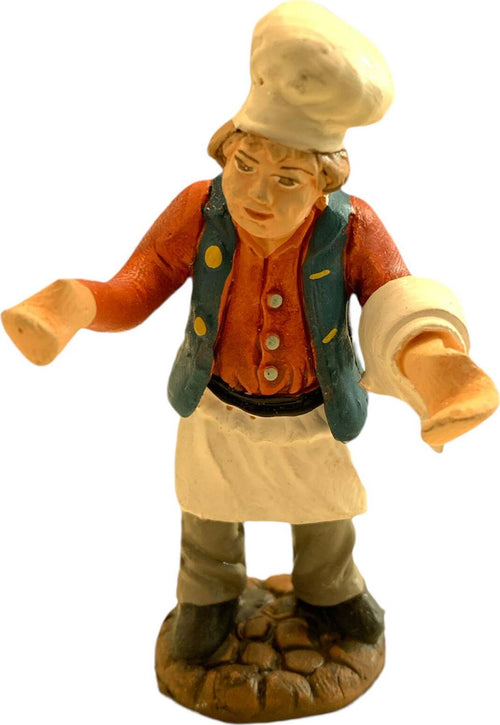 Cameriere statuetta in terracotta artigianale per presepe napoletano da h 7 cm Casa e cucina/Decorazioni per interni/Addobbi e decorazioni per ricorrenze/Decorazioni natalizie/Presepi/Statuine e fondali per il presepe MagiediNatale.it - Altamura, Commerciovirtuoso.it