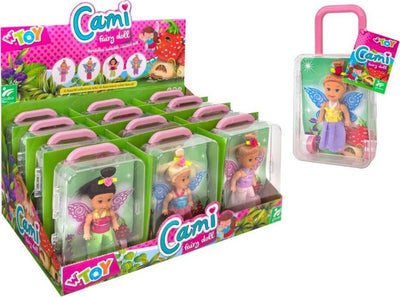 Cami-Bambolina-Fatina-Con-Trolley-Valigetta-Colori-Assortiti-Bambola-Snodabile
