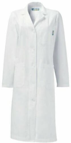 Camice Casacca Nadine Donna Farmacia Dottoressa Infermiera 100% Cotone Drill Sanforizzato Siggi Senza Elastici Ai Polsi Bottoni Scoperti Taschino Al Petto Workwear Bianco 17ca0040