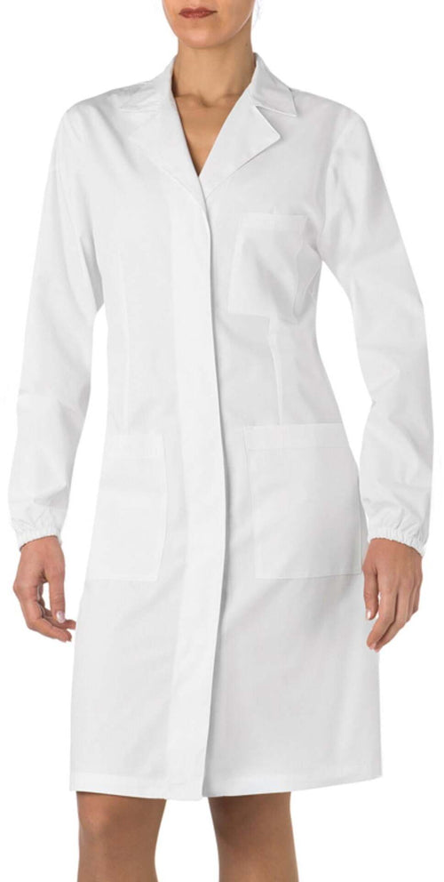 Camice Donna Siena Bianco Camice uso Alimentare Camice Laboratorio Misto Cotone