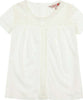 Camicetta Bimba Estiva Mezze Maniche Maglia con Pizzo Bianca Bambina Girocollo Elegante Maglietta Estiva Ricamata t-shirt bambina/ragazza Piccole Canaglie - Tropea, Commerciovirtuoso.it