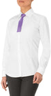 Camicia Aurora Bianco Camicia Donna Manica Lunga Cameriera Reception Stiro Facile