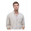 BARBOUR camicia barbour nelson tailored shirt - stone da uomo