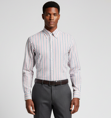 Camicia button-down Del Siena su modello