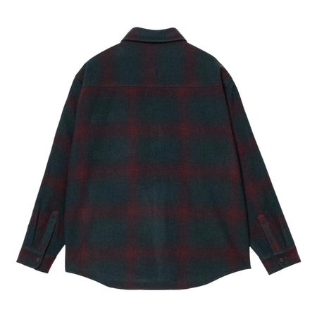 CARHARTT WIP camicia carhartt wip brennan shirt jac - brennan check / deep lagoon da uomo