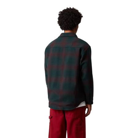 CARHARTT WIP camicia carhartt wip brennan shirt jac - brennan check / deep lagoon da uomo