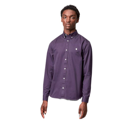 CARHARTT WIP camicia carhartt wip l/s madison shirt - lokers / wax da uomo