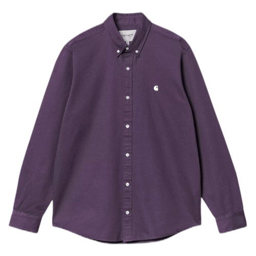 CARHARTT WIP camicia carhartt wip l/s madison shirt - lokers / wax da uomo