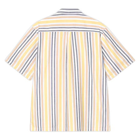 CARHARTT WIP camicia carhartt wip s/s folsey shirt - folsey stripe / suncrest da uomo