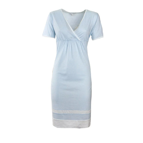 Liu Jo Camicia da Notte Estiva Maniche Corte DL0090 S47