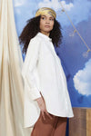 Camicia Donna Over Size Camicia Boyfriend Maniche Lunghe Tinta Unita Fashion Spacco Laterale Polsini Alti Chiusura Bottoni Tasca Moda/Donna/Abbigliamento/T-shirt top e bluse/Bluse e camicie You Store - Messina, Commerciovirtuoso.it