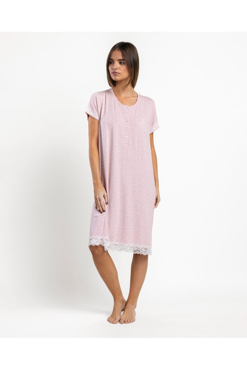 Camicia Donna Admas 61459 Classic Hearts Primavera/Estate Petalo