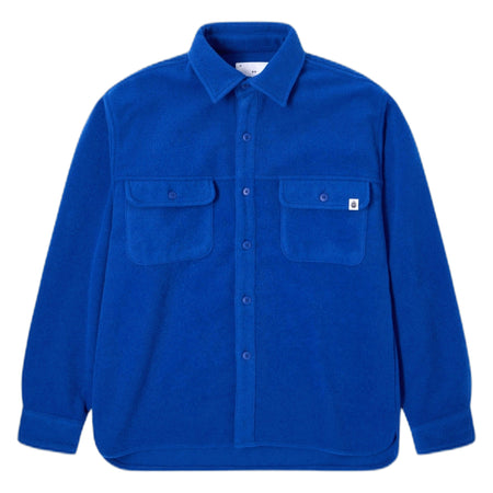 EDWIN camicia edwin jowen overshirt ls - deep ultramarine da uomo