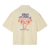 EDWIN camicia edwin melt the chaos shirt ss - cream da uomo