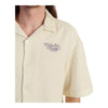 EDWIN camicia edwin melt the chaos shirt ss - cream da uomo