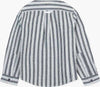 Camicia in Lino Ragazzo Righe Collo alla Coreana Camicia Blu e Bianca Bambino Camicia Casual Estiva a Righe Larghe camicia bambino/ragazzo Piccole Canaglie - Tropea, Commerciovirtuoso.it