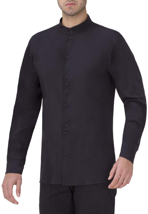 Camicia Parrucchiere Georgie Nero No Stiro Camicia Acconciature