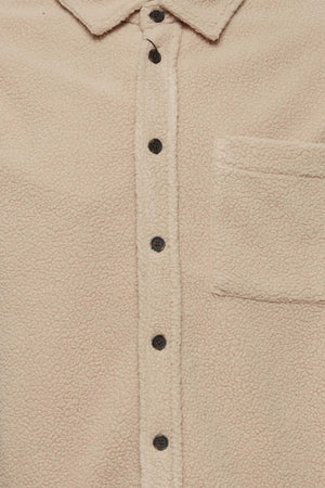 Camicia Pile Solid Sddoyoon Ja Camicia Orsetto Uomo Beige Moda/Uomo/Abbigliamento/T-shirt polo e camicie/Camicie casual Snotshop - Roma, Commerciovirtuoso.it