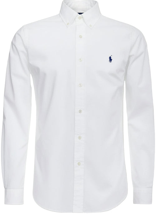 Camicia Ralph Lauren Uomo Slim Fit Colletto Button-down Logo Ricamato Camice Moda Per Lui Moda/Uomo/Abbigliamento/T-shirt polo e camicie/Camicie casual Euforia - Bronte, Commerciovirtuoso.it