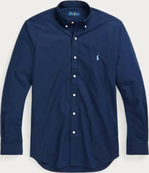 Camicia Ralph Lauren Uomo Slim Fit Colletto Button-down Logo Ricamato Camice Moda Per Lui Moda/Uomo/Abbigliamento/T-shirt polo e camicie/Camicie casual Euforia - Bronte, Commerciovirtuoso.it