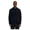 SELECTED HOMME camicia selected homme tate heavy twill overshirt - nero da uomo