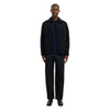 SELECTED HOMME camicia selected homme tate heavy twill overshirt - nero da uomo