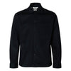 SELECTED HOMME camicia selected homme tate heavy twill overshirt - nero da uomo