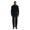 SELECTED HOMME camicia selected homme tate heavy twill overshirt - nero da uomo