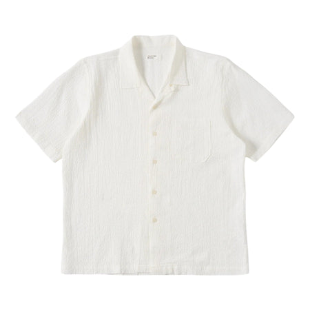 UNIVERSAL WORKS camicia universal works road shirt - white da uomo