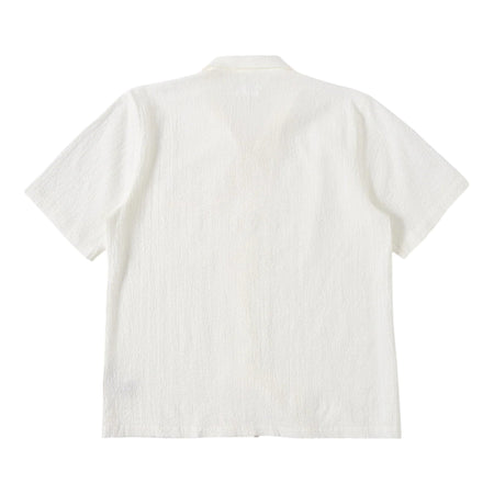 UNIVERSAL WORKS camicia universal works road shirt - white da uomo